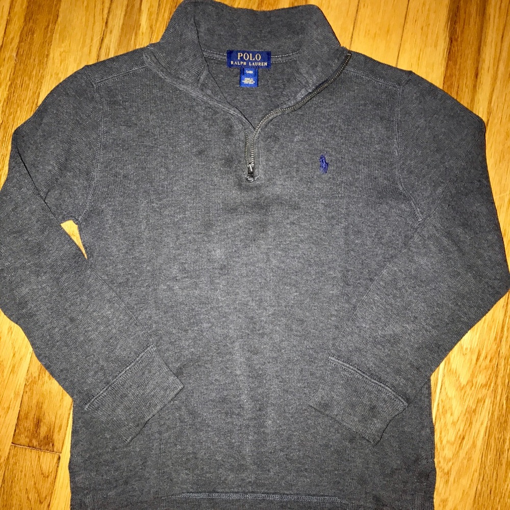 Ralph Lauren Boys Cotton Half Zip Pullover